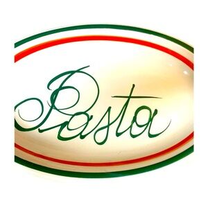 Large pasta serving platter